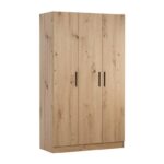 Ντουλαπα Fylliana Prime 3κ 18 Artisan Χρωμα 120x52x205εκ - Image 3