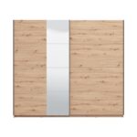 Ντουλαπα Gard 245 Og h217 Με Καθρεφτη Artisan Oak Χρωμα 245x61x218εκ - Image 3