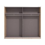 Ντουλαπα Gard 245 Og h217 Με Καθρεφτη Artisan Oak Χρωμα 245x61x218εκ - Image 4