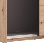 Ντουλαπα Gard 245 Og h217 Με Καθρεφτη Artisan Oak Χρωμα 245x61x218εκ - Image 5