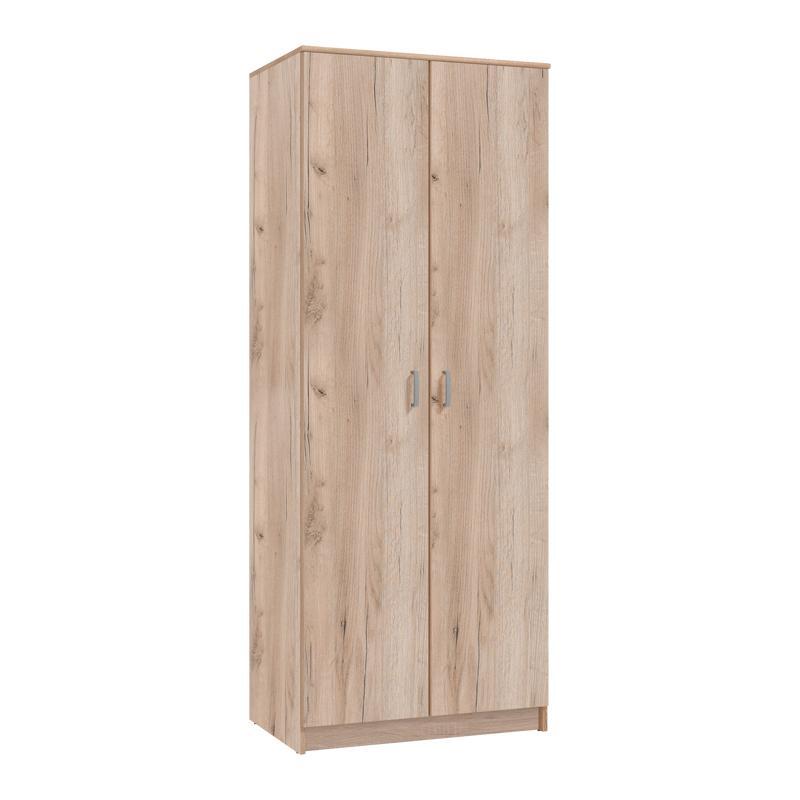 ntoylapa-hana-2k-grey-oak-80522051690016702 Ντουλαπα Hana 2κ Grey Oak 80x52x205εκ - Image 1