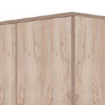 Ντουλαπα Hana 2κ Grey Oak 80x52x205εκ - Image 7