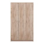 Ντουλαπα Hana 3k Grey Oak 120x52x205εκ - Image 3