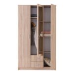 Ντουλαπα Hana 3k2fo Sonoma 120x52x205εκ - Image 5