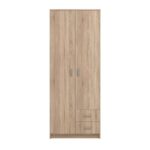 Ντουλαπα Hana Sonoma 2k3p2f 80x52x205εκ - Image 3