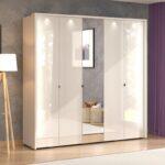 Ντουλαπα Lucca 5k1o h227 Cashmere-Λευκο Χρωμα 224x57x227εκ - Image 2