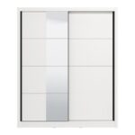 Ντουλαπα Με Καθρεφτη Albi 180 Λευκο Χρωμα 180x60x216εκ - Image 3
