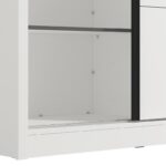Ντουλαπα Με Καθρεφτη Albi 180 Λευκο Χρωμα 180x60x216εκ - Image 6