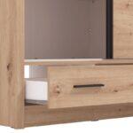 Ντουλαπα Με Καθρεφτη Albi Plus 205 2f Og Artisan Oak Χρωμα 205x60x216εκ - Image 5