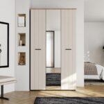 Ντουλαπα Με Καθρεφτη Lambeth 3k1o h207 Cashmere-Artisan Oak Χρωμα 120x54x208εκ - Image 2