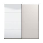 Ντουλαπα Με Καθρεφτη Lucca 220 Og H217 Cashmere Χρωμα 220x61x217εκ - Image 3