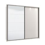 Ντουλαπα Με Καθρεφτη Lucca 220 Og H217 Cashmere Χρωμα 220x61x217εκ - Image 5
