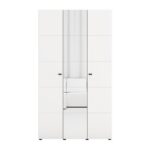 Ντουλαπα Με Καθρεφτη Salamis 3k1o h207 Λευκο Χρωμα 117x52x208εκ - Image 3