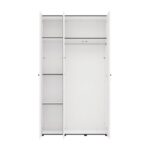 Ντουλαπα Με Καθρεφτη Salamis 3k1o h207 Λευκο Χρωμα 117x52x208εκ - Image 4