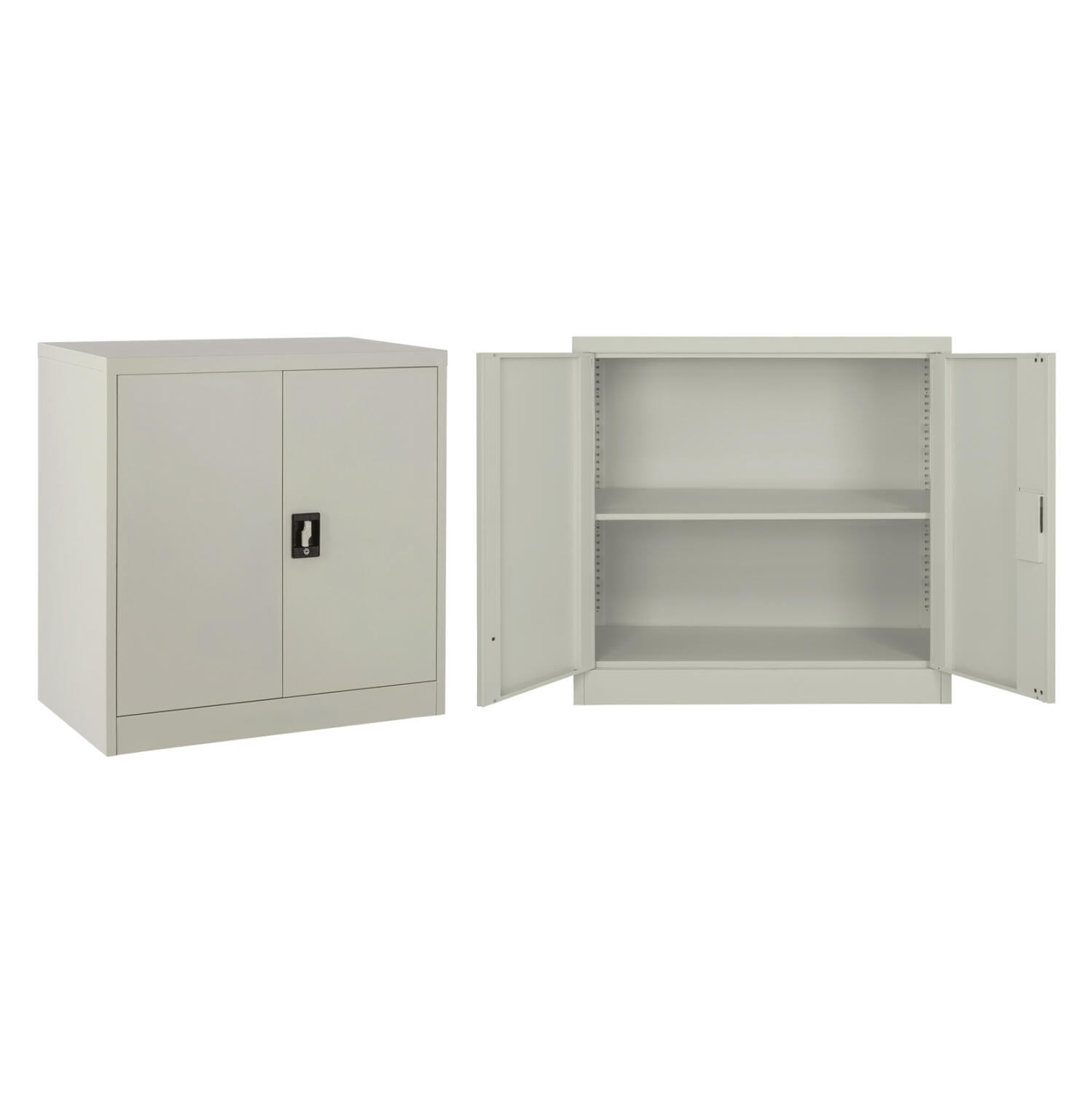 ntoylapa-metalliki-fb9596001-me-2-apothi Ντουλαπα Μεταλλικη HM5960.01 Με 2 Αποθηκευτικους Χωρους Γκρι 90χ40χ90υεκ. - Image 1