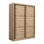 Ντουλαπα Navara 165 Artisan Oak 166x60x215,5
