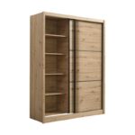 Ντουλαπα Navara 165 Artisan Oak 166x60x215,5 - Image 4