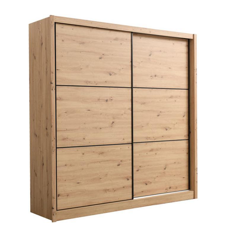 ntoylapa-navara-215-artisan-oak-213x60x21551690201502 Ντουλαπα Navara 215 Αrtisan Oak 213x60x215,5εκ - Image 1