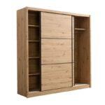Ντουλαπα Navara 215 Αrtisan Oak 213x60x215,5εκ - Image 4