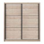 Ντουλαπα Navara 215 Grey Oak 213x60x215,5εκ - Image 3