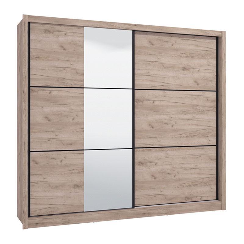 ntoylapa-navara-245-og-2k-grey-oak-242x60x21551690204503 Ντουλαπα Navara 245 Og 2k Grey Oak 242x60x216 - Image 1