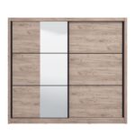 Ντουλαπα Navara 245 Og 2k Grey Oak 242x60x216 - Image 3