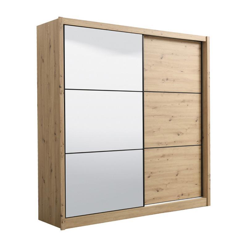 ntoylapa-navara-me-kathrefti-215-og-artisan-oak-213x60x21551690201537 Ντουλαπα Navara Με Καθρεφτη 215 Og Artisan Oak 213x60x215,5εκ - Image 1