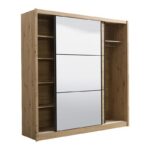 Ντουλαπα Navara Με Καθρεφτη 215 Og Artisan Oak 213x60x215,5εκ - Image 4