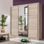 Ντουλαπα Navara Με Καθρεφτη 245 Og Grey Oak 242x60x215,5εκ - Image 2