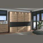 Ντουλαπα Sardinia 270 Artisan Oak / Μαυρο 262.5x65.5x224εκ - Image 2