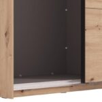 Ντουλαπα Veymont 200 Og h217 Artisan Χρωμα 195x61x218εκ - Image 5