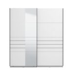 Ντουλαπα Veymont 200 Og h217 Λευκο Χρωμα 195x61x218εκ - Image 3