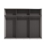Ντουλαπα Veymont 270 Og h217 Λευκο Χρωμα 267x61x218εκ - Image 3
