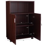 Ντουλαπι Γραφειου Valora Επαγγελματικο HM2058.12 Wenge 80x38x118,5 - Image 3