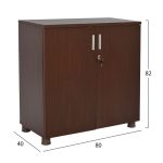 Ντουλαπι Γραφειου Vance Επαγγελματικο Wenge HM2053.12 80x40x82υ Εκ. - Image 2