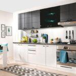 Ντουλαπι Κουζινας Claudia 60a Γκρι Concrete-Black Matt Foil 60x30x57εκ - Image 2