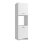 Ντουλαπι Κουζινας Diva Bd 60 Λευκη/Λευκη Λακα 60x57,5x214,5εκ - Image 5