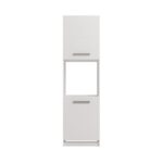 Ντουλαπι Κουζινας Rajna Bd 60 Λευκο 60x58x214εκ - Image 2
