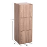 Ντουλαπι Με 3 Αποθ. Χωρους Soriano HM9939.11 Sonama Oak Μελαμινη 40x39x119υεκ. - Image 2