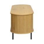 Επιπλο Τηλεορασης Fylliana Curve Sonoma Χρωμα 120x40x48εκ - Image 3