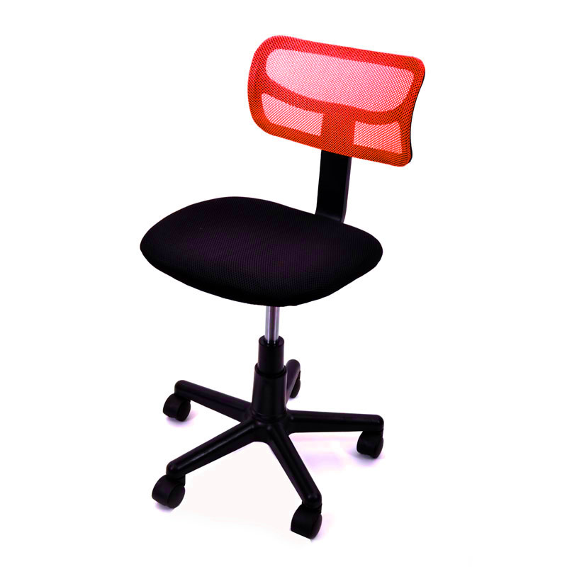 p1652 Καρεκλα Γραφειου Κοκκινη Χ. Μπρατσα 5001 39.5x46.5x73/85εκ - Image 1