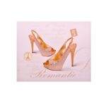 Καδρο "Γοβες Romantic" Γκλιτερ 40x50x2.5εκ DYK18207