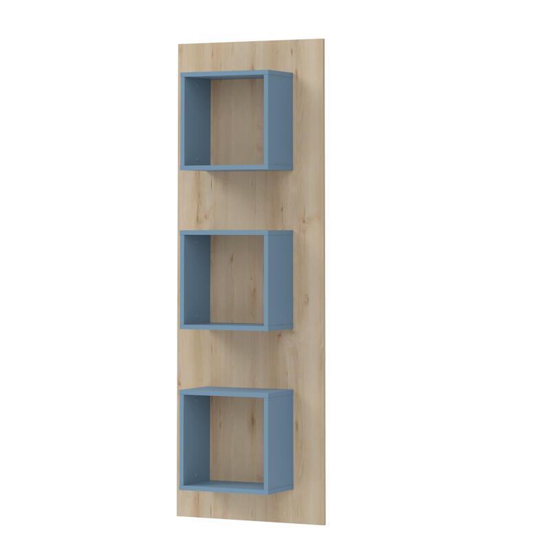 p4887 ΡΑΦΙ ΤΟΙΧΟΥ Fylliana VP3 Beech-Denim 58*22*172 - Image 1