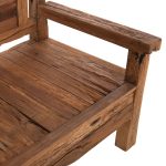 Παγκακι 3θεσιο Threeway HM9454.01 Ανακυκλωμενα Ξυλα Μιχ 159,5x80x100υεκ. - Image 8