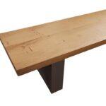 Παγκακι Fylliana Malibu Με Καπλαμα Δρυος Ρουστικ 160x40x45,5εκ - Image 2