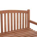 Παγκακι Κηπου 3θεσιο Elena HM18125 Ξυλο Teak--Φυσικο 150x61x95υεκ. - Image 7