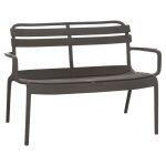 Παγκακι Πολυπροπυλενιου 2θεσιο Korver HM6332.05 Dark Olive Green 113x65x76υεκ.
