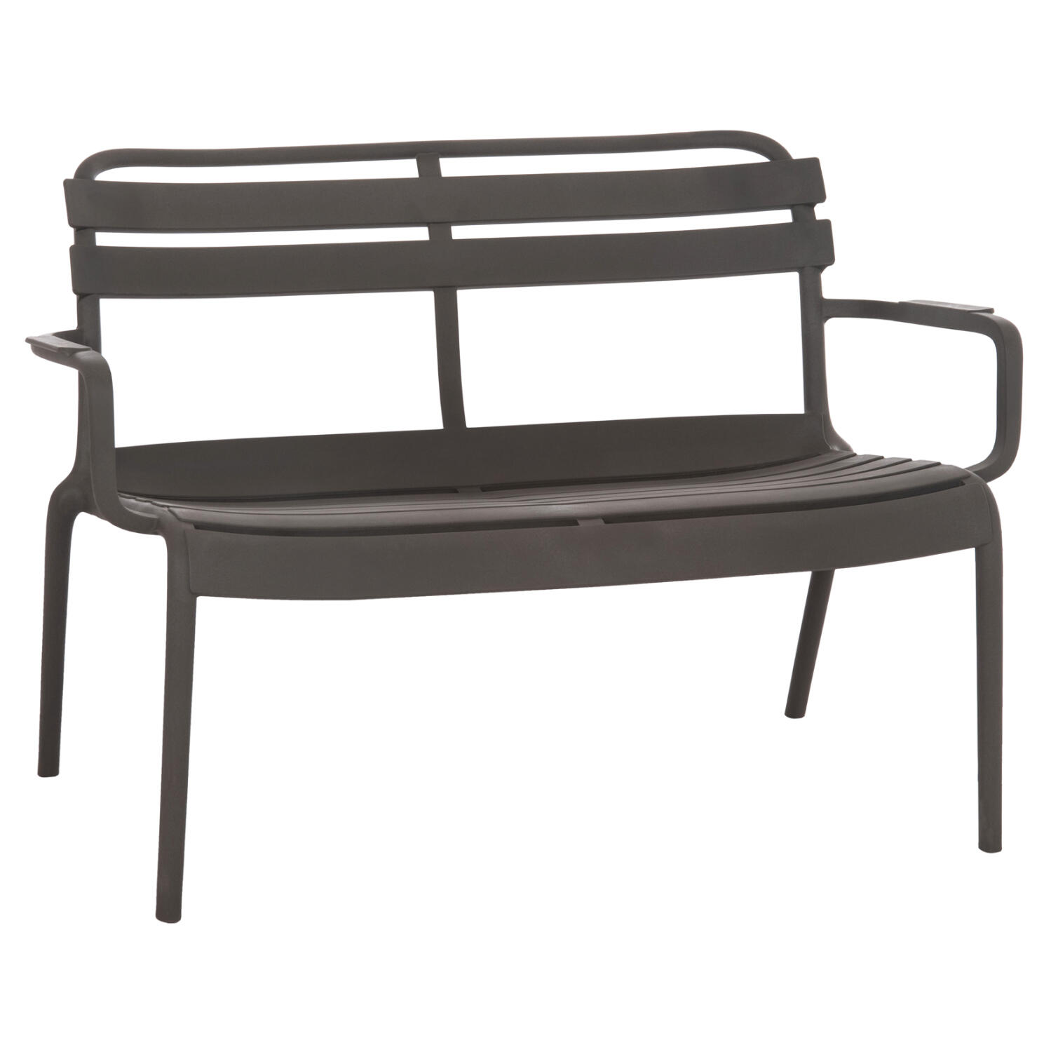 pagkaki-polypropylenioy-2thesio-fb963320 Παγκακι Πολυπροπυλενιου 2θεσιο Korver HM6332.05 Dark Olive Green 113x65x76υεκ. - Image 1