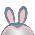 Παιδικος Καθρεφτης Δαπεδου Bunny HM4489.02 MDF Ροζ & Μπλε-Μαυρο Stand 80x162υεκ. - Image 6