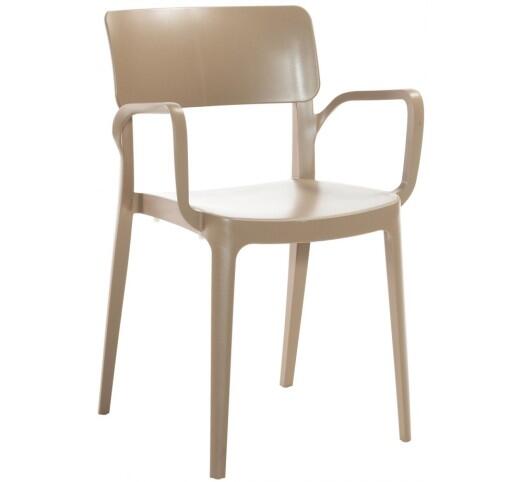 panora-polythrona-polypropyleniou-705-1922 Panora Πολυθρόνα Πολυπροπυλενίου Sand - Image 1